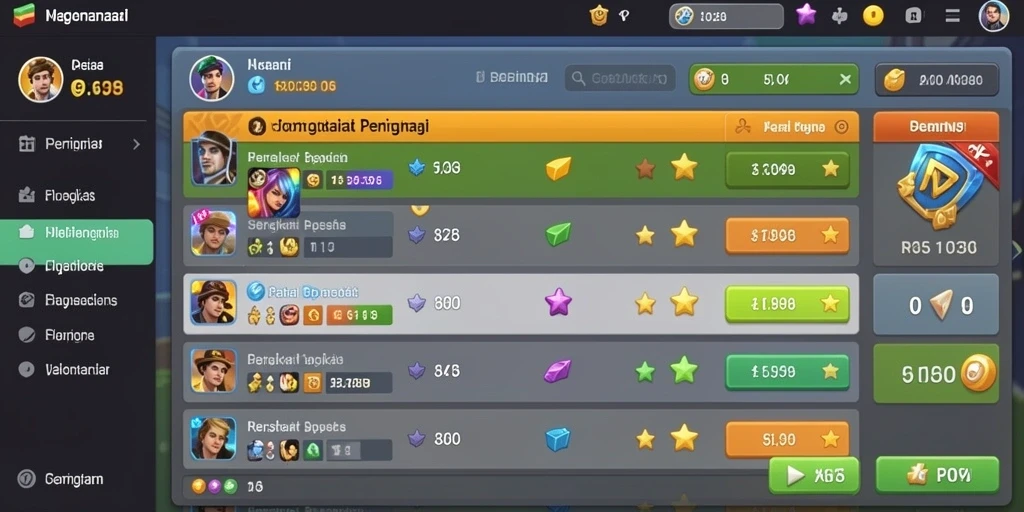 Berbagai jenis permainan judi untuk pilihan yang beragam.