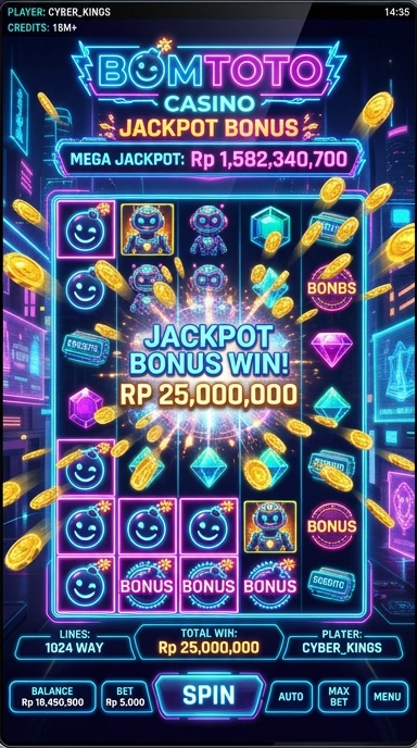 bomtoto — layar beranda